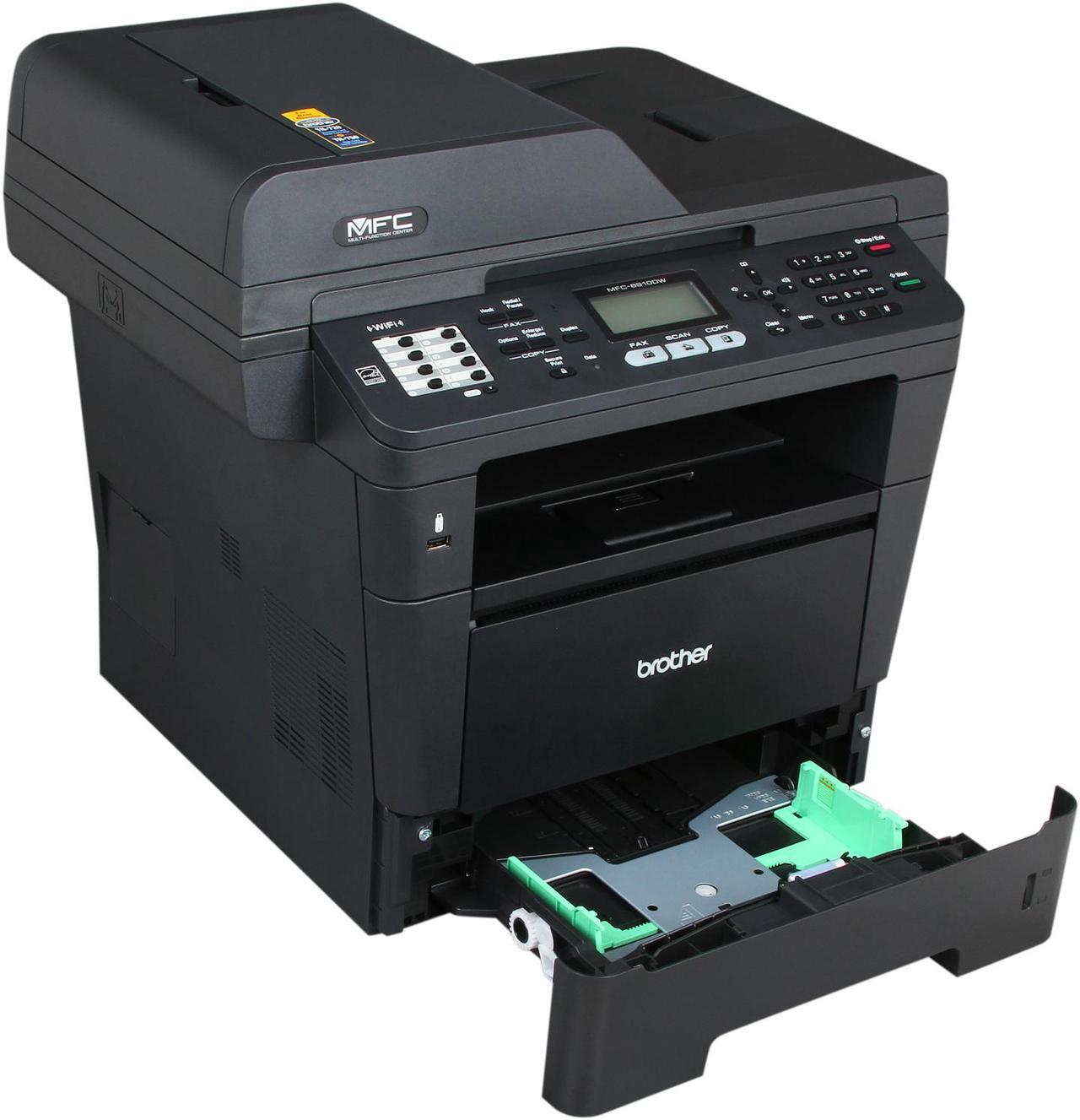 Alt view image 8 of 9 - Brother MFC-8910DW High Speed All-In-One Laser Printer with Wireless Networking and Advanced Duplex Printing