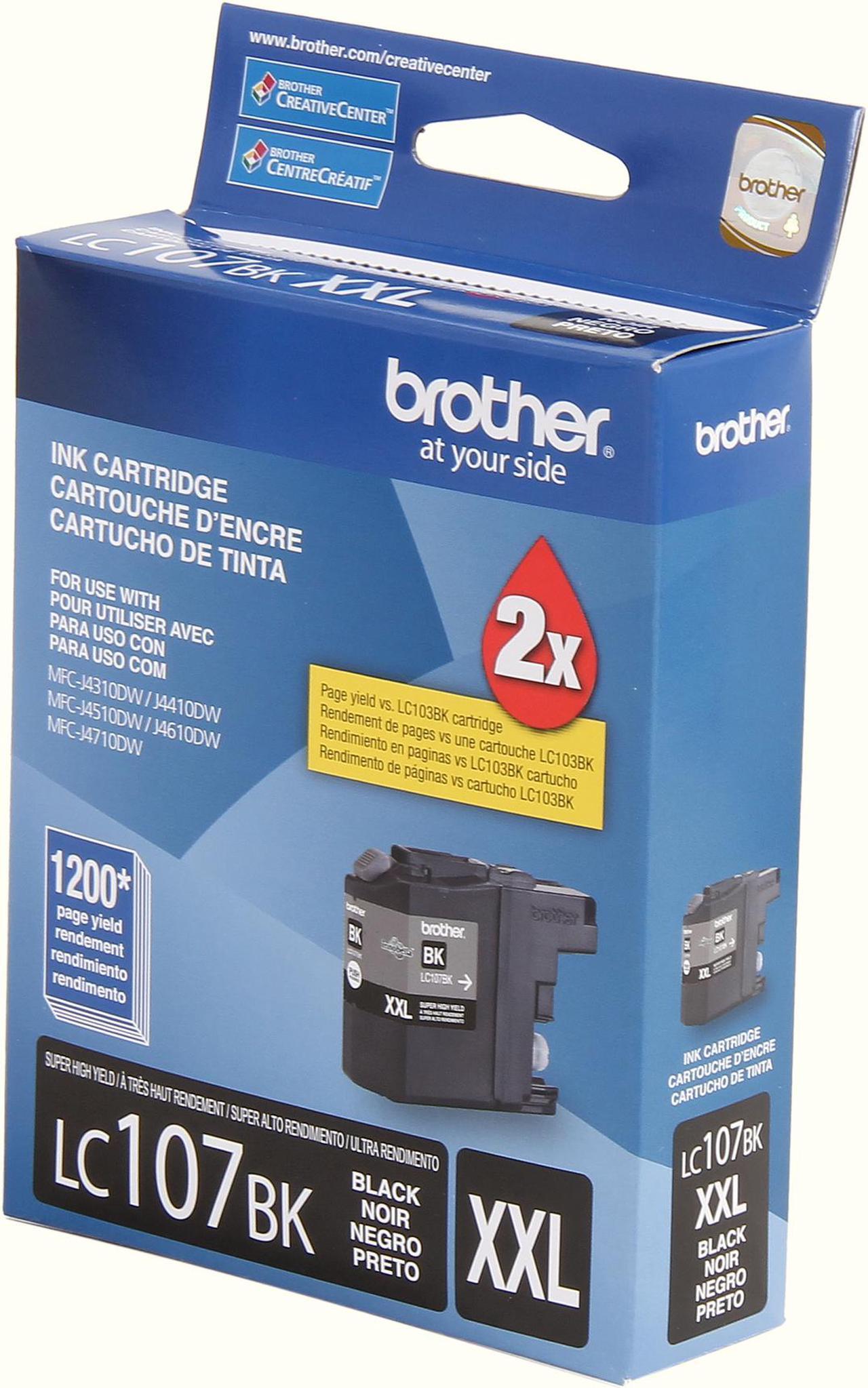 Alt view image 2 of 5 - Brother LC107BK Super High Yield Innobella Ink Cartridge - Black