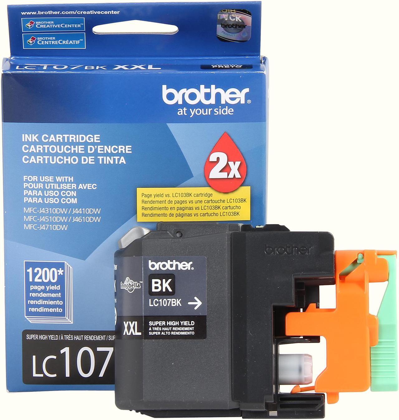 Alt view image 3 of 5 - Brother LC107BK Super High Yield Innobella Ink Cartridge - Black