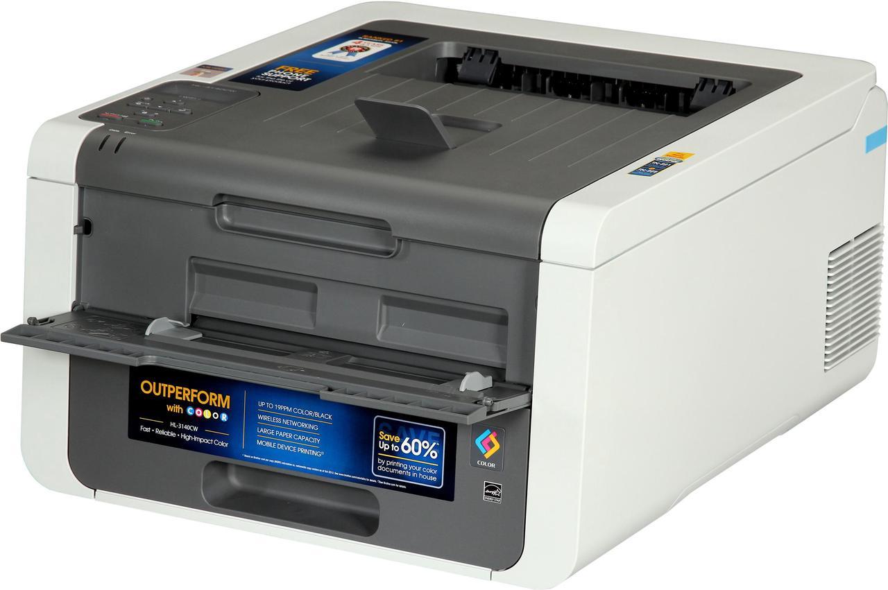 Brother HL-3140CW Single Function Digital Color Laser Printer with Wireless Networking