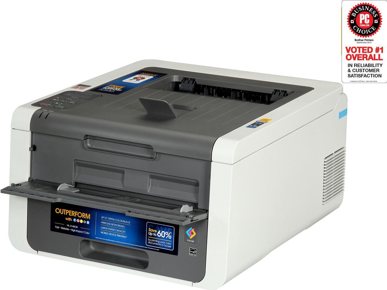 Main image of Brother HL-3140CW Single Function Digital Color Laser Printer with Wireless Networking