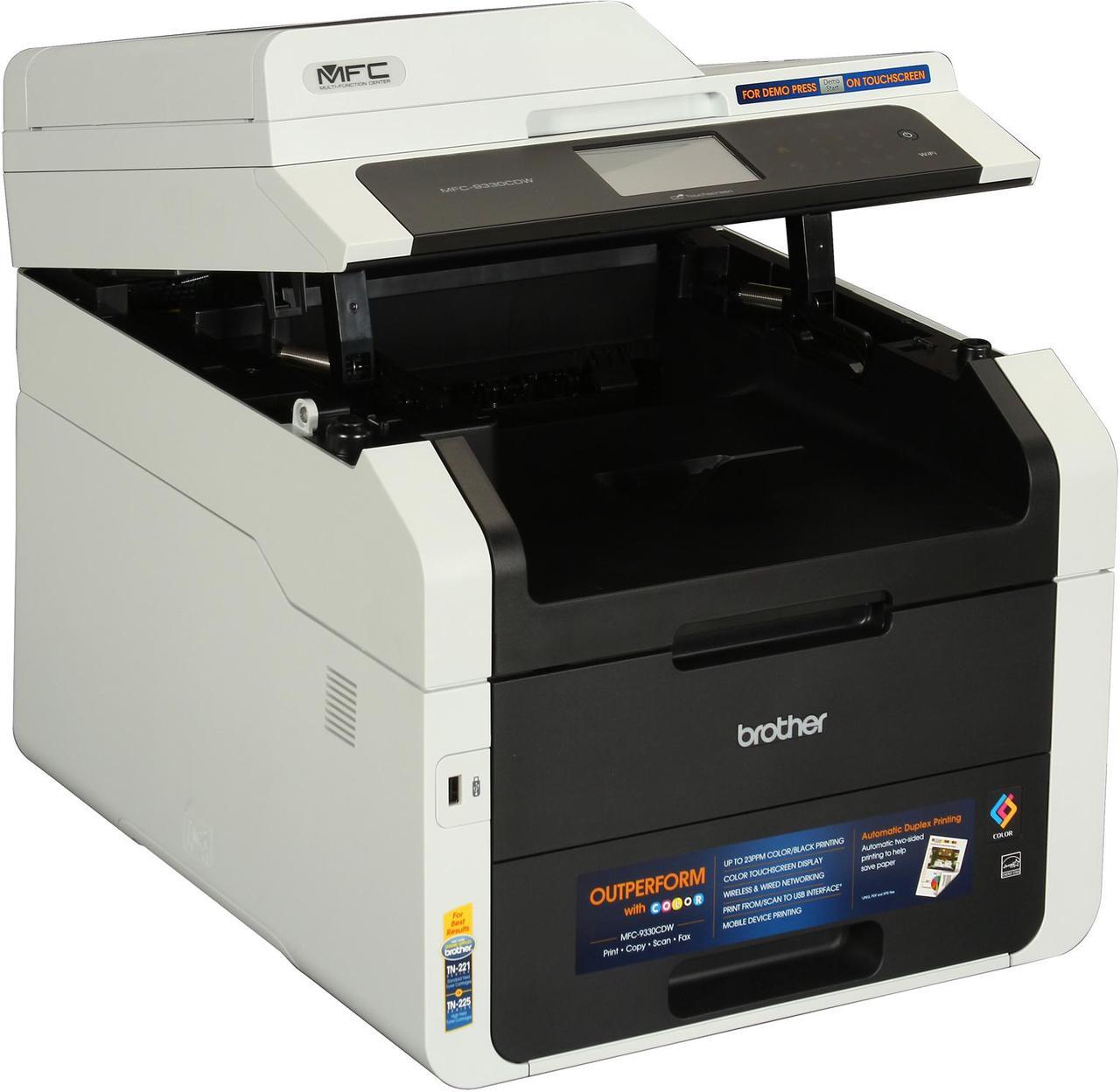 Alt view image 8 of 13 - Brother MFC-9330CDW Duplex Wireless / USB Color All-in-one Laser Printer