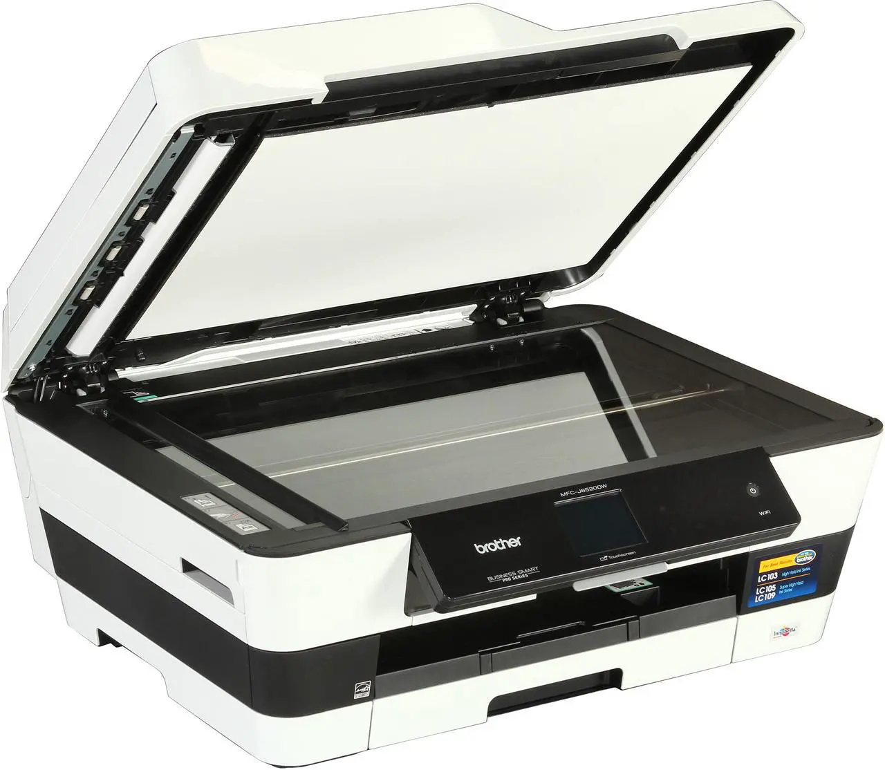 Alt view image 7 of 11 - Brother MFC-J6520DW Professional Series All-In-One Inkjet Printer with up to 11"x17" Printing and Wireless Networking