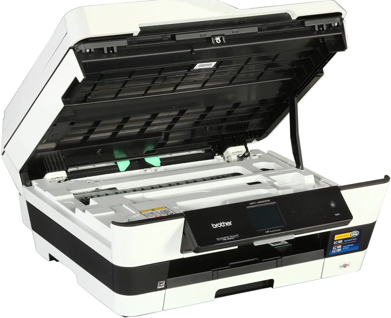 Alt view image 8 of 11 - Brother MFC-J6520DW Professional Series All-In-One Inkjet Printer with up to 11"x17" Printing and Wireless Networking