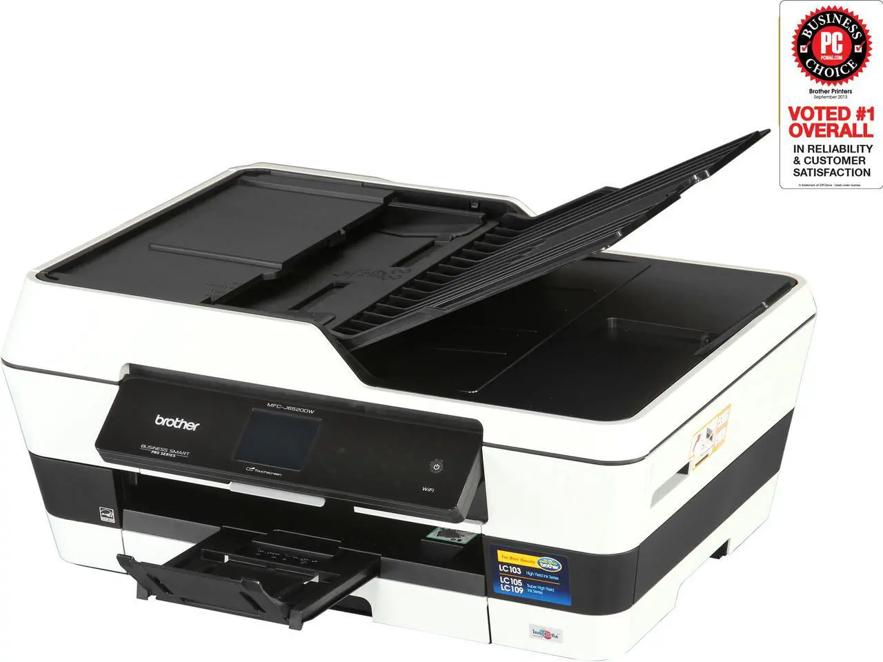 Main image of Brother MFC-J6520DW Professional Series All-In-One Inkjet Printer with up to 11"x17" Printing and Wireless Networking