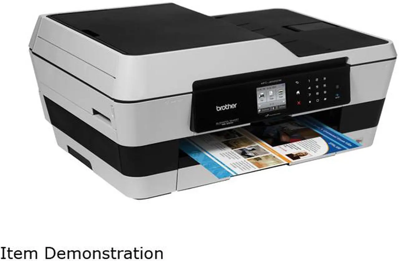 Alt view image 11 of 11 - Brother MFC-J6520DW Professional Series All-In-One Inkjet Printer with up to 11"x17" Printing and Wireless Networking