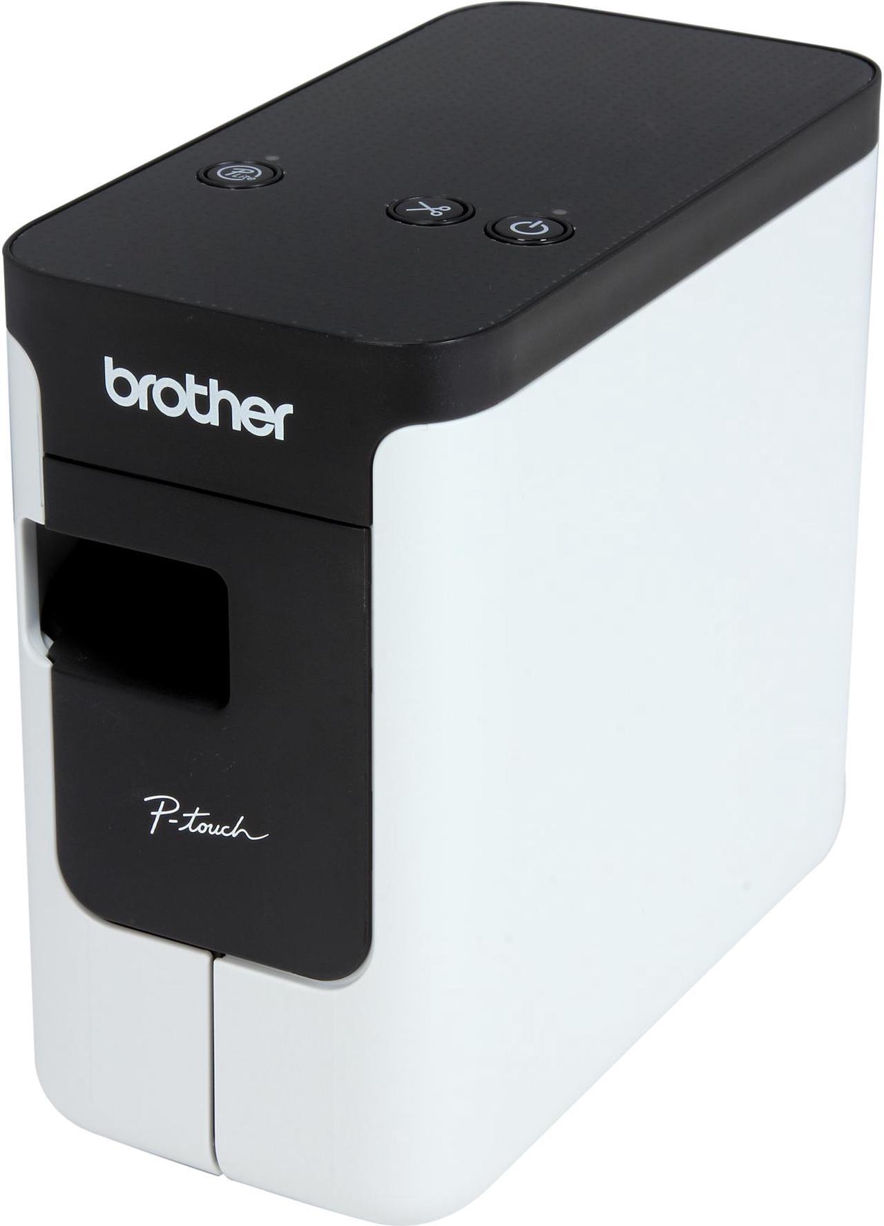 Brother P-touch PT-P700 PC-Connectable Label Printer for PC and Mac, Thermal Transfer, 180 x 360 dpi, 30mm./sec, Up to 4 Print Lines, Auto Cutter, Barcode Printing, USB