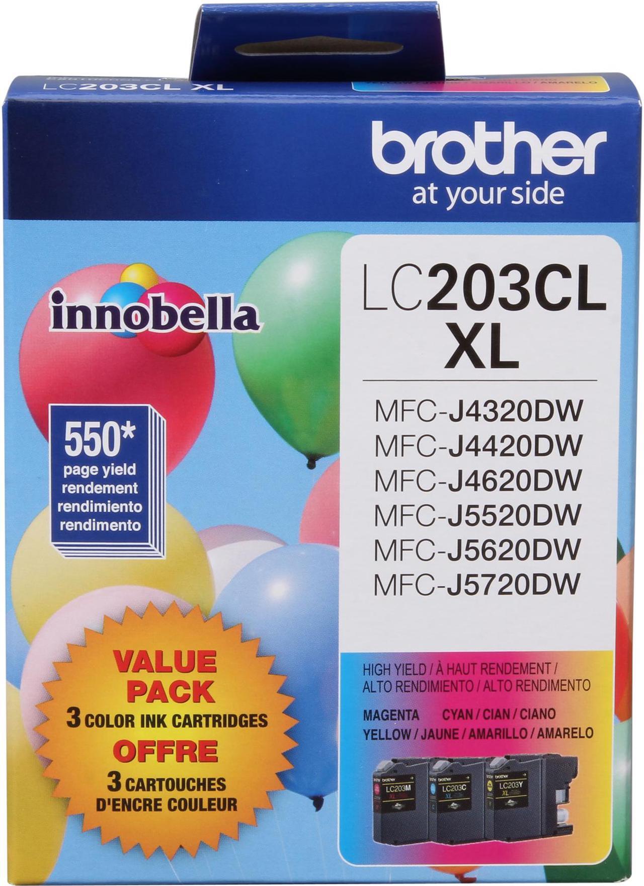 Main image of Brother LC2033PKS Super High Yield Innobella Ink Cartridge - Combo Pack - Cyan/Magenta/Yellow
