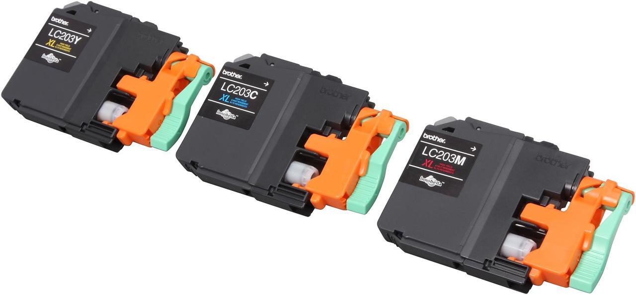 Alt view image 2 of 8 - Brother LC2033PKS Super High Yield Innobella Ink Cartridge - Combo Pack - Cyan/Magenta/Yellow