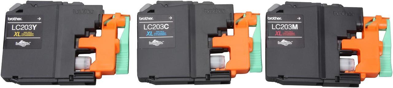 Alt view image 3 of 8 - Brother LC2033PKS Super High Yield Innobella Ink Cartridge - Combo Pack - Cyan/Magenta/Yellow