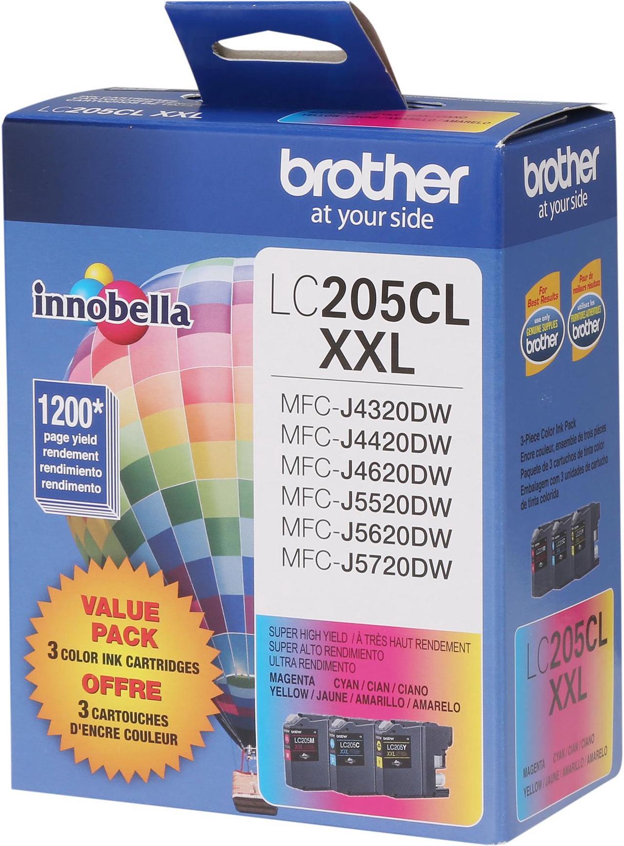 Brother LC2053PKS High Yield Innobella Ink Cartridge - Combo Pack - Cyan/Magenta/Yellow