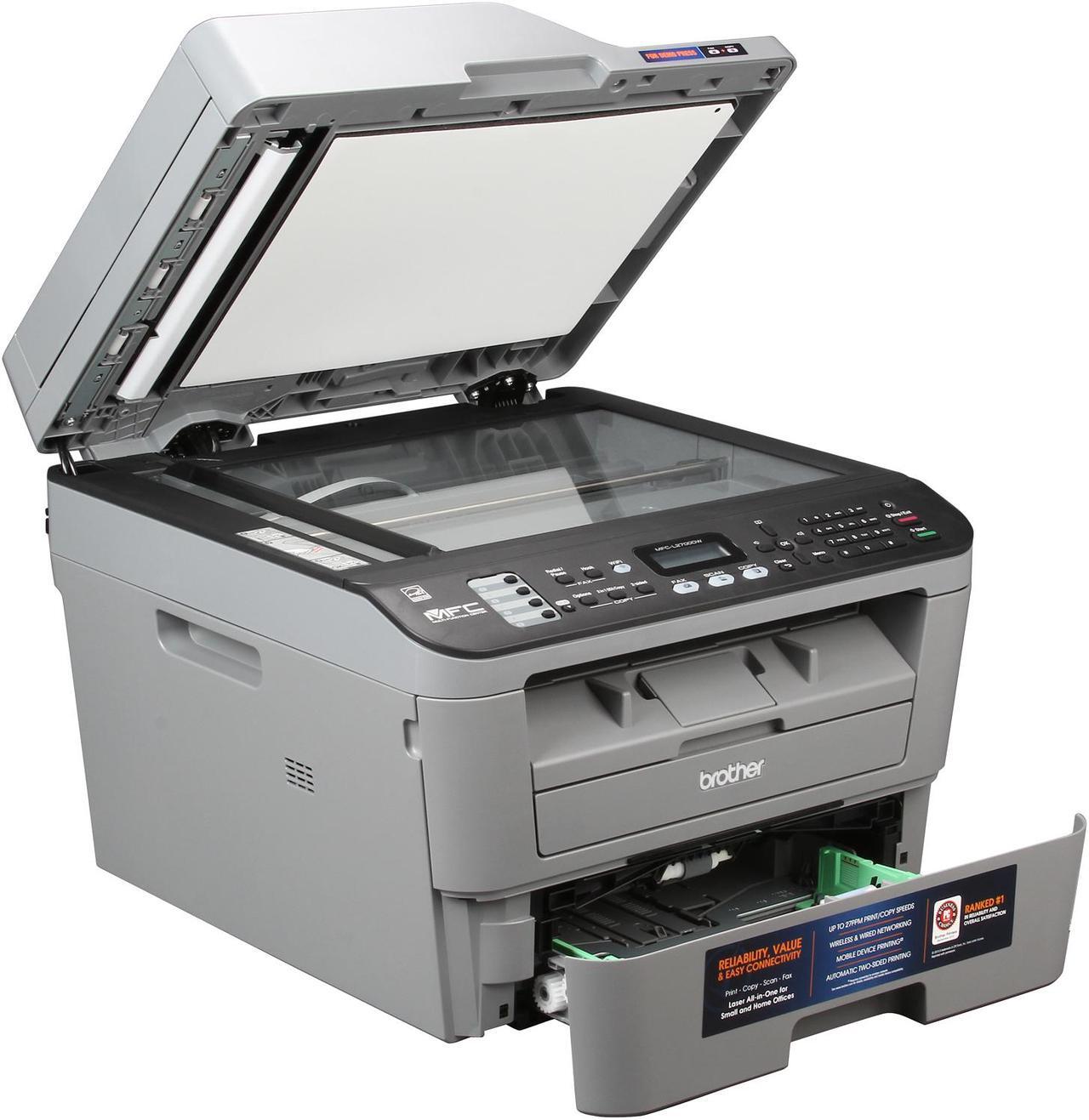 Alt view image 6 of 8 - Brother MFC-L2700DW Duplex Up to 2400 x 600 DPI Wireless / USB Monochrome Laser MFC Printer
