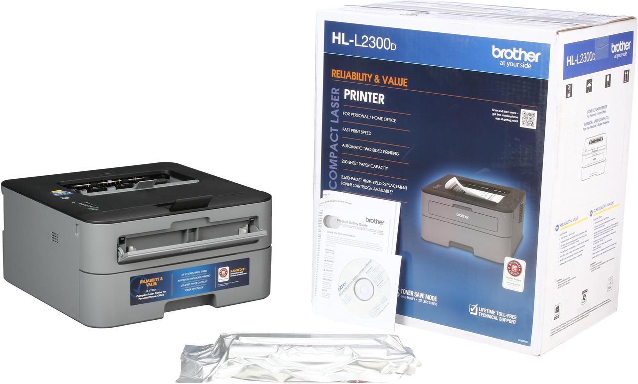 Alt view image 9 of 8 - Brother HL-L2300D Monochrome Laser Printer with Duplex Printing