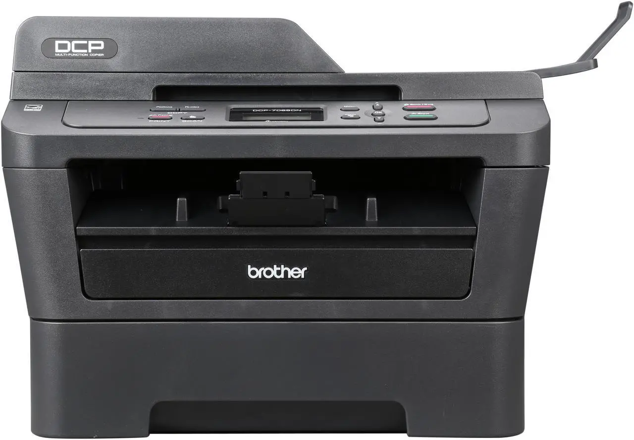 Alt view image 2 of 9 - Brother DCP-7065DN Monochrome Multifunction Laser Printer
