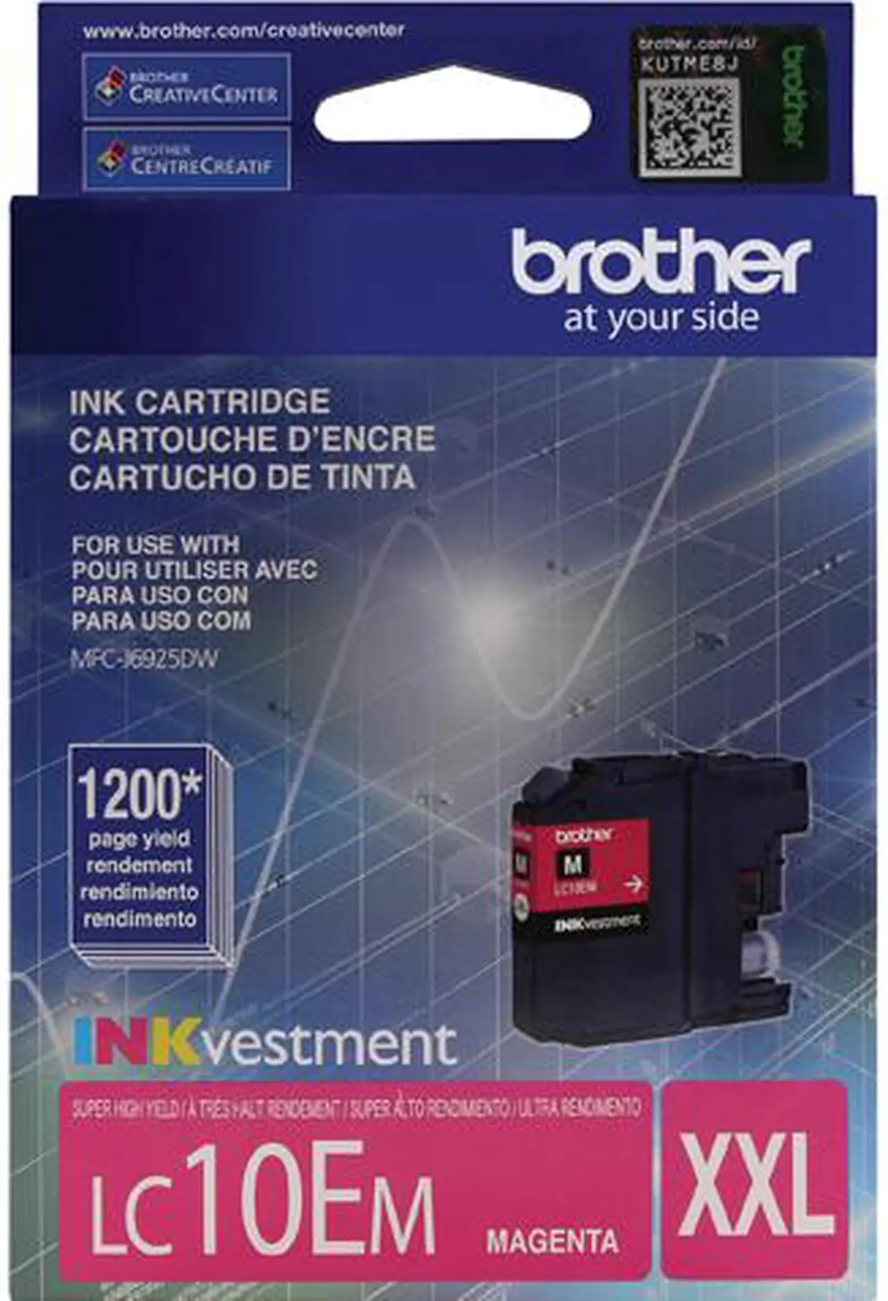 Main image of Brother LC10EM Super High Yield Ink Cartridge - Magenta