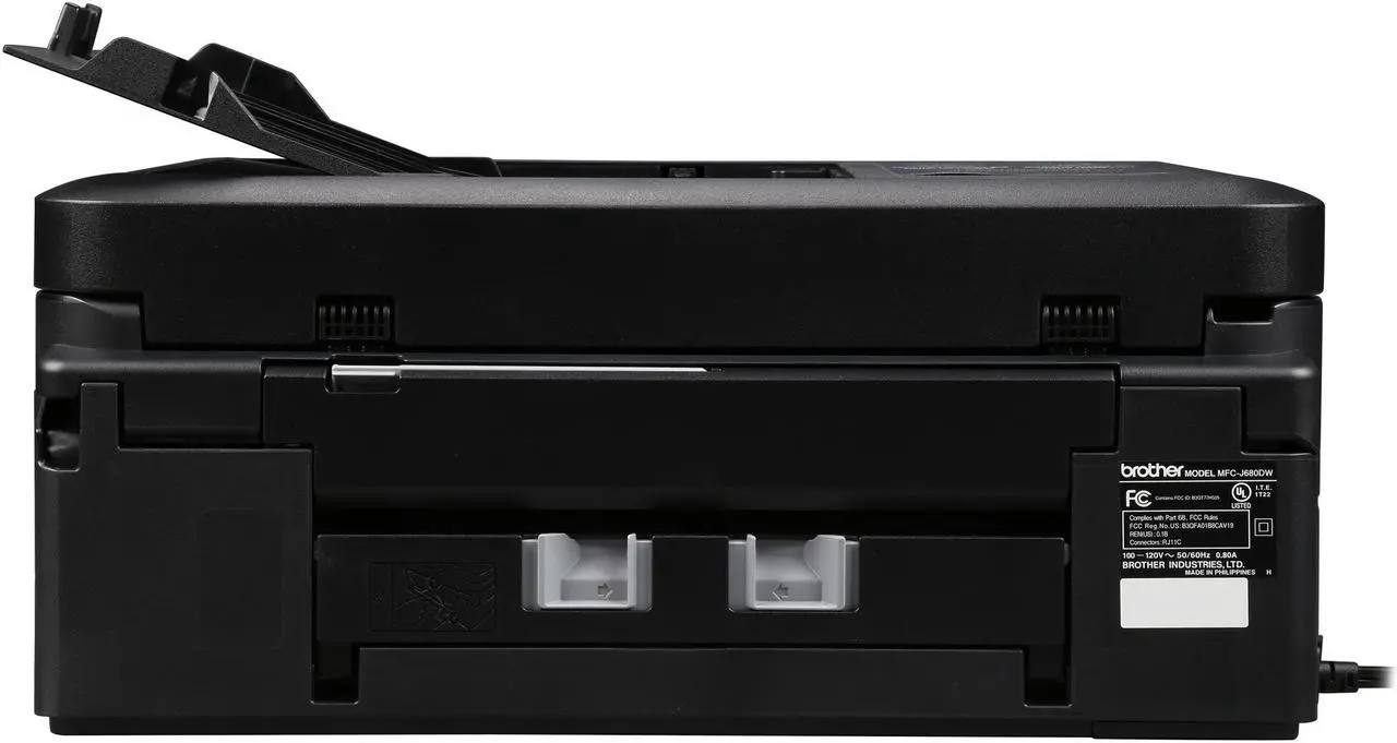 Alt view image 5 of 8 - Brother MFC-J680DW Duplex Wireless/USB All-in-One Color Inkjet Printer