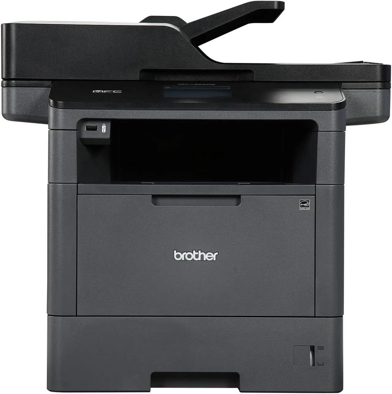 Alt view image 3 of 12 - Brother MFC-L5900DW Wirelss Duplex All-in-One Monochrome Laser Printer