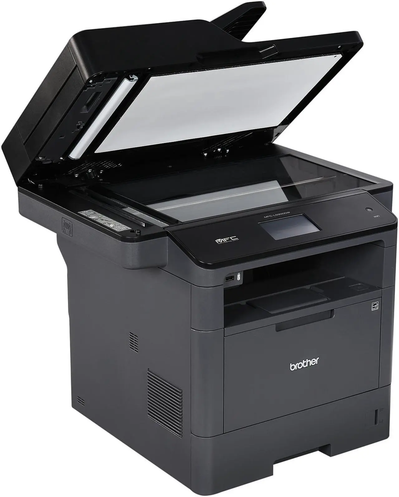 Alt view image 8 of 12 - Brother MFC-L5900DW Wirelss Duplex All-in-One Monochrome Laser Printer