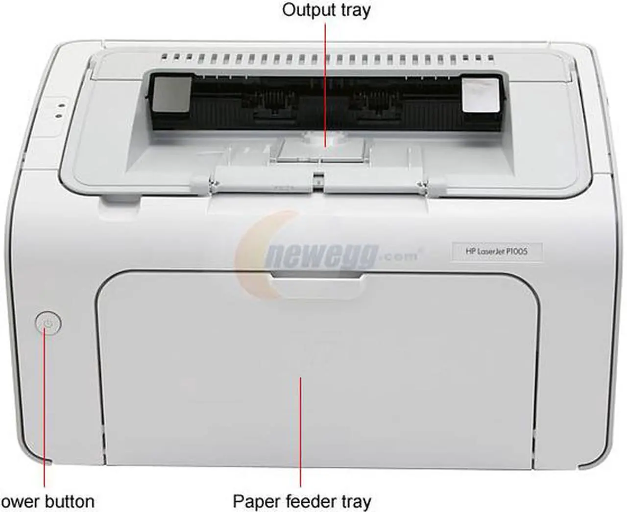 Alt view image 4 of 11 - HP LaserJet P1005 CB410A Personal Up to 15 ppm Monochrome USB Laser Printer