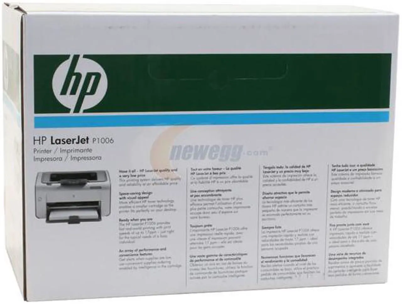 Alt view image 14 of 14 - HP LaserJet P1006 CB411A Personal Up to 17 ppm Monochrome USB Laser Printer