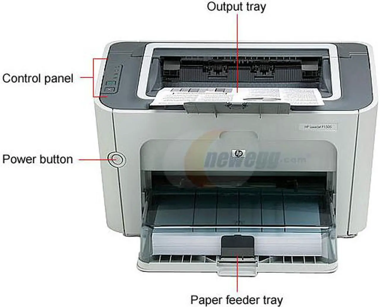 Main image of HP LaserJet P1505 CB412A Personal Up to 24 ppm Monochrome USB Laser Printer