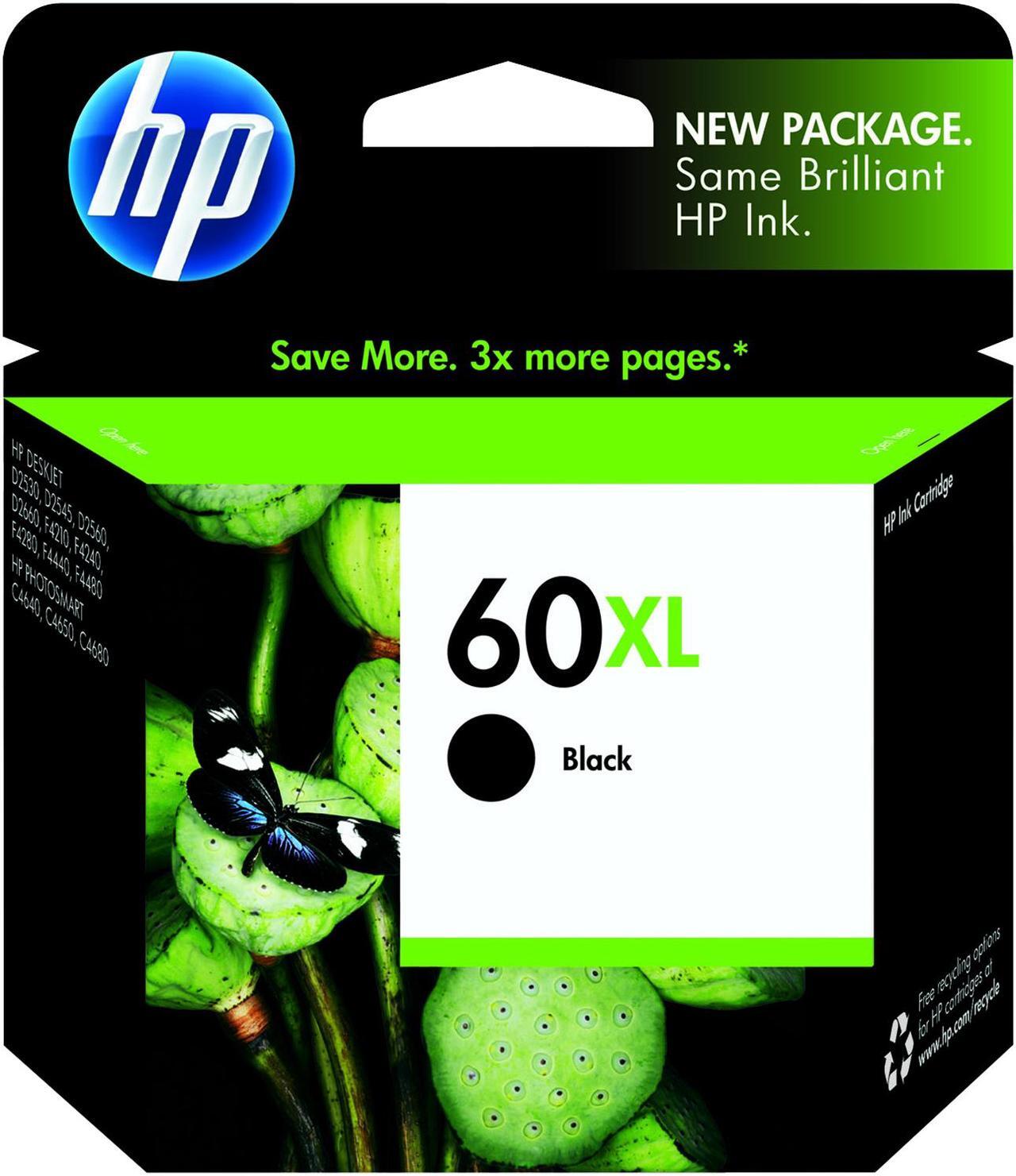 Main image of HP 60XL High Yield Ink Cartridge - Black