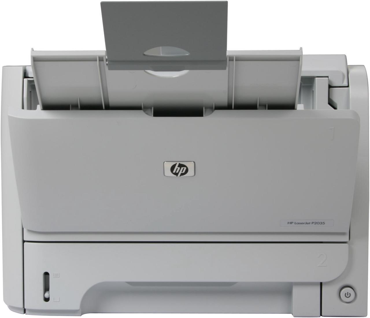 Alt view image 2 of 8 - HP LaserJet P2035 (CE461A) Up to 30 ppm 600 x 600 dpi USB / Parallel Monochrome Laser Printer