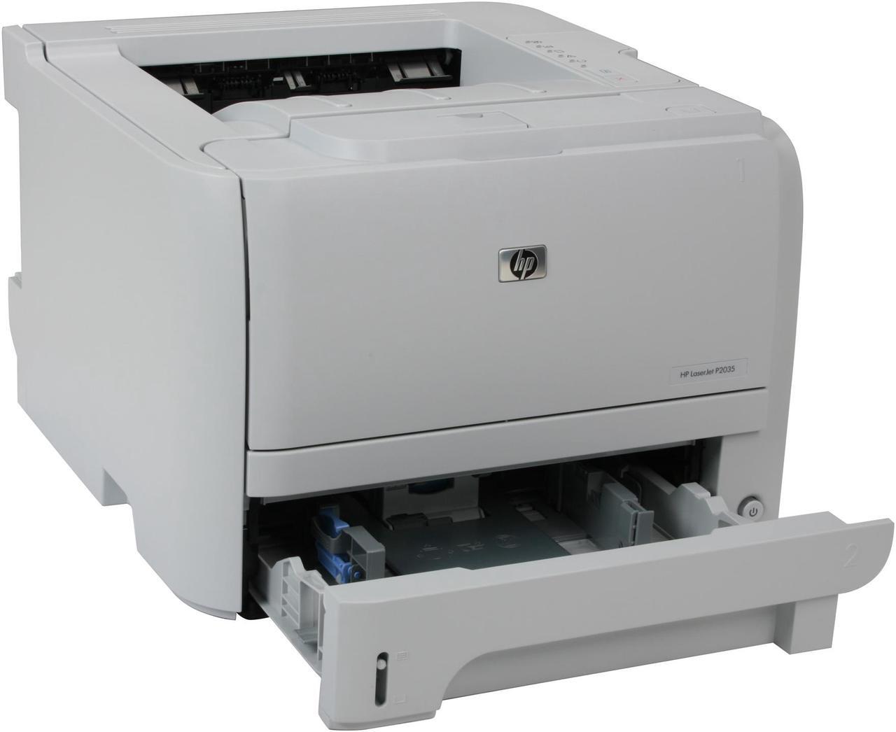 Alt view image 6 of 8 - HP LaserJet P2035 (CE461A) Up to 30 ppm 600 x 600 dpi USB / Parallel Monochrome Laser Printer