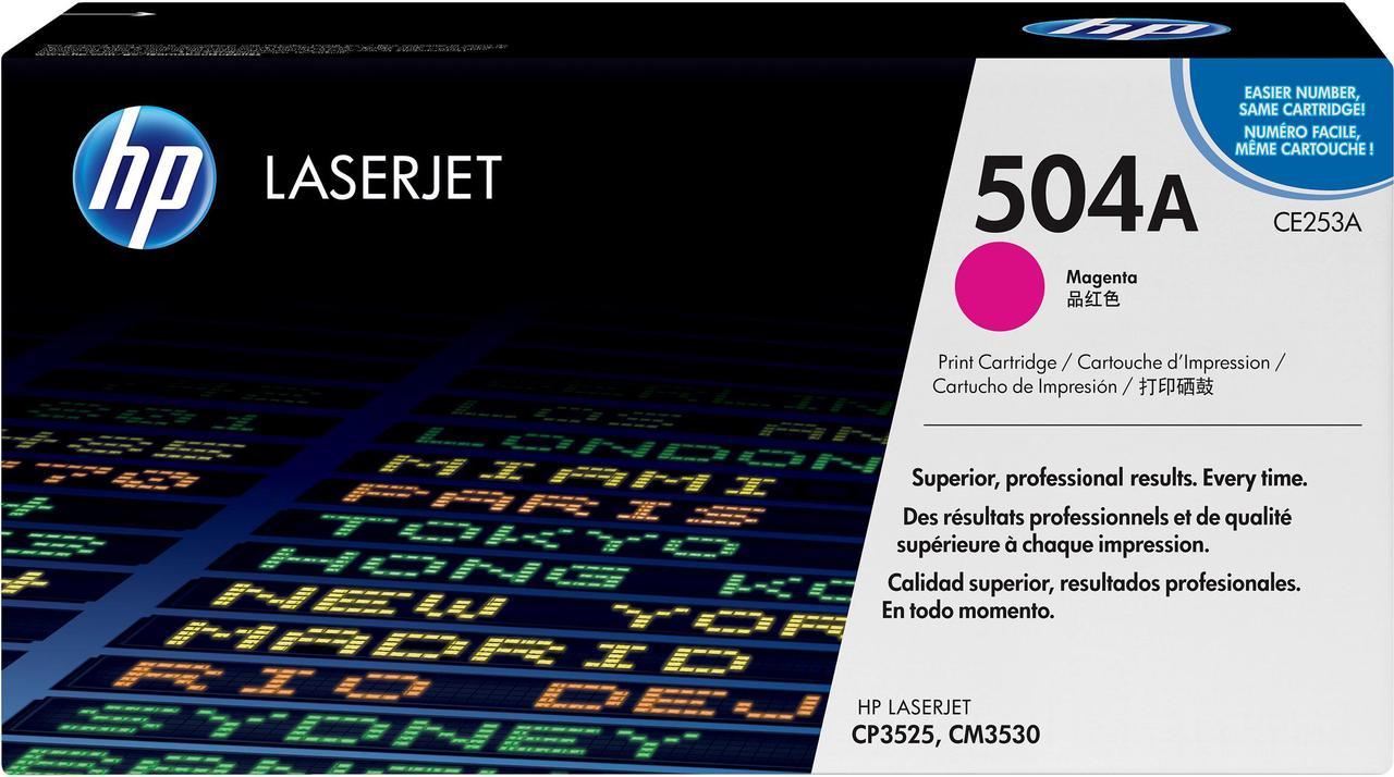 HP 504A LaserJet Toner Cartridge - Magenta