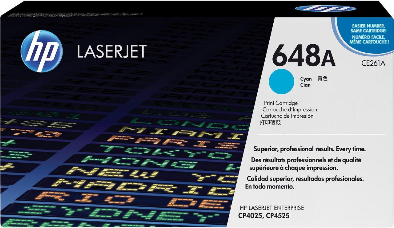 HP 648A LaserJet Toner Cartridge - Cyan