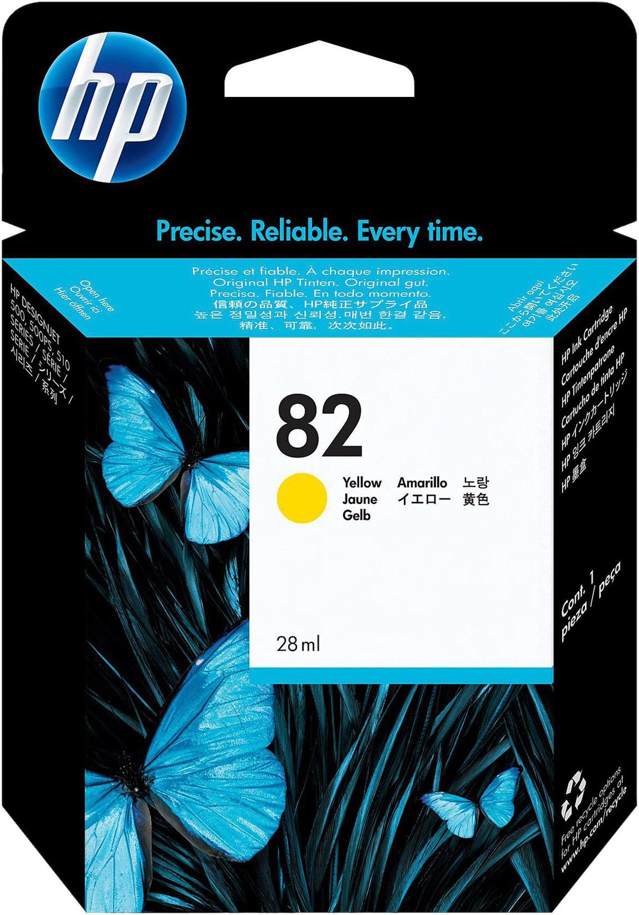 HP 82 Ink Cartridge - Yellow