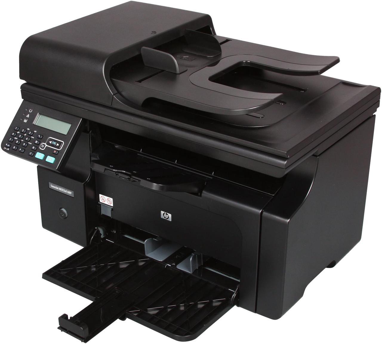 HP LaserJet Pro M1212nf MFP Up to 19 ppm Monochrome Ethernet (RJ-45) / USB Laser Printer