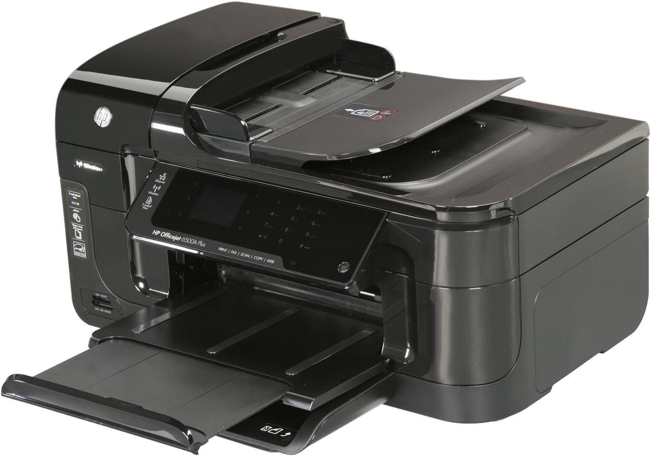 HP Officejet 6500A PLUS CN557A Up to 32 ppm Black Print Speed 4800 x 1200 dpi Color Print Quality Ethernet (RJ-45) / RJ-11 / USB / Wi-Fi Thermal Inkjet MFC / All-In-One Color Printer