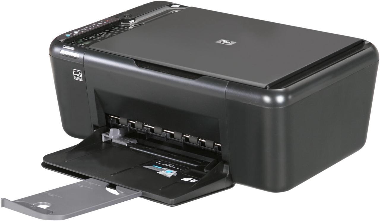 Main image of HP Deskjet F4580 CB755A#B1H Up to 28 ppm Black Print Speed 4800 x 1200 dpi Color Print Quality USB / Wi-Fi HP Thermal Inkjet MFC / All-In-One Color Printer