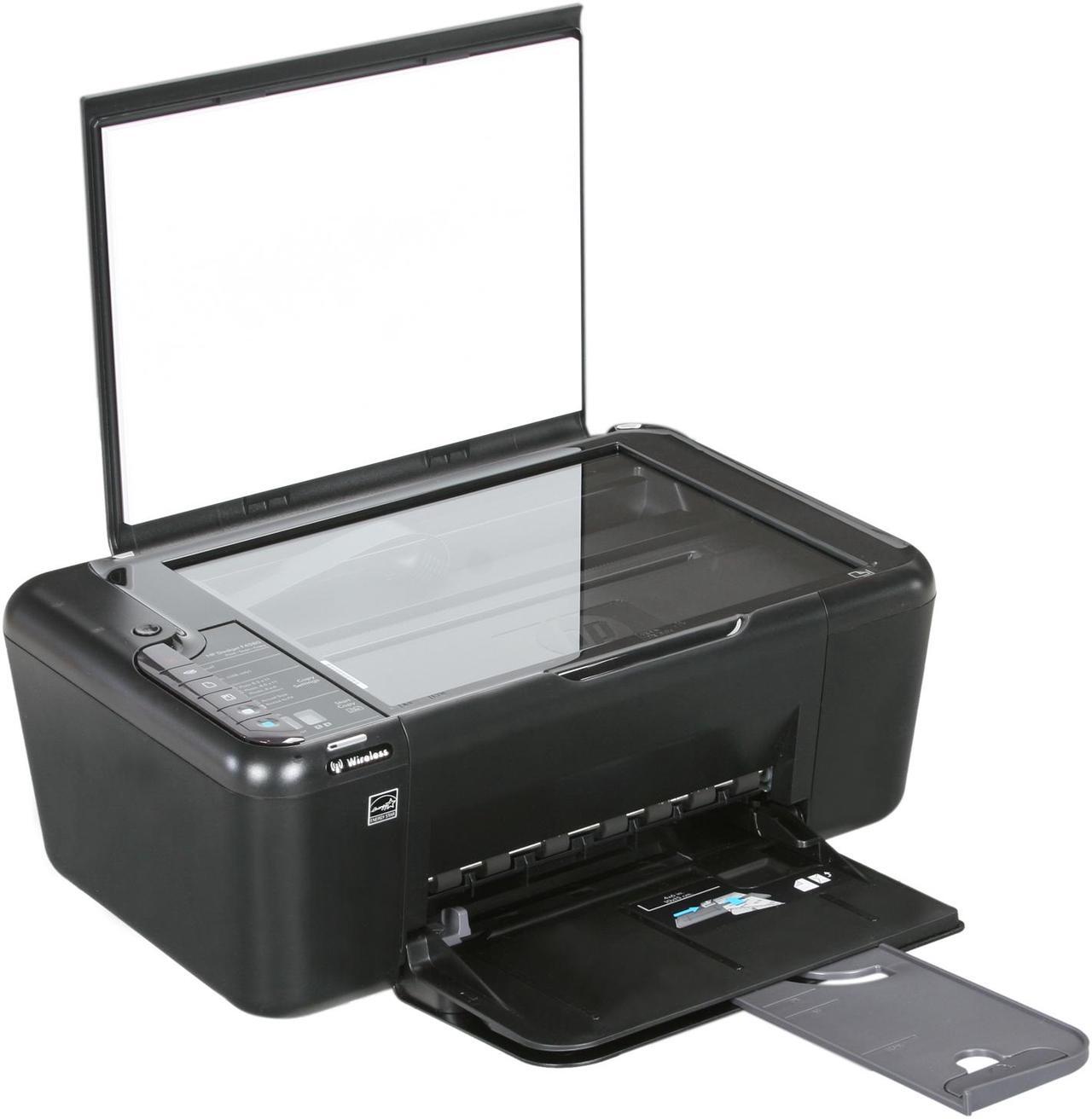 Alt view image 7 of 8 - HP Deskjet F4580 CB755A#B1H Up to 28 ppm Black Print Speed 4800 x 1200 dpi Color Print Quality USB / Wi-Fi HP Thermal Inkjet MFC / All-In-One Color Printer