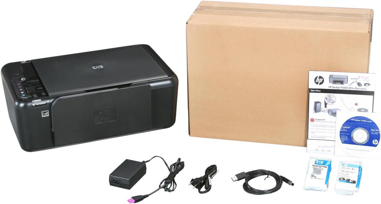 Alt view image 8 of 8 - HP Deskjet F4580 CB755A#B1H Up to 28 ppm Black Print Speed 4800 x 1200 dpi Color Print Quality USB / Wi-Fi HP Thermal Inkjet MFC / All-In-One Color Printer