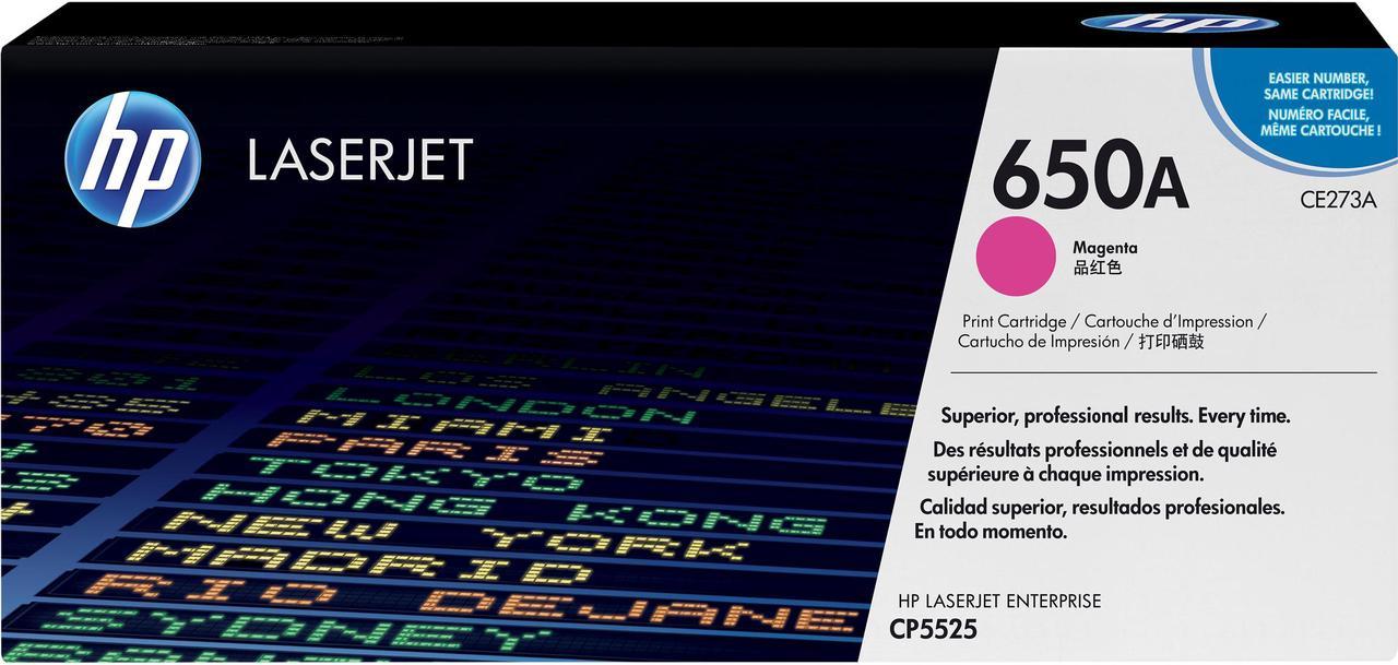 HP 650A LaserJet Toner Cartridge - Magenta