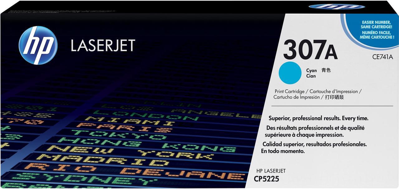 HP 307A LaserJet Toner Cartridge - Cyan