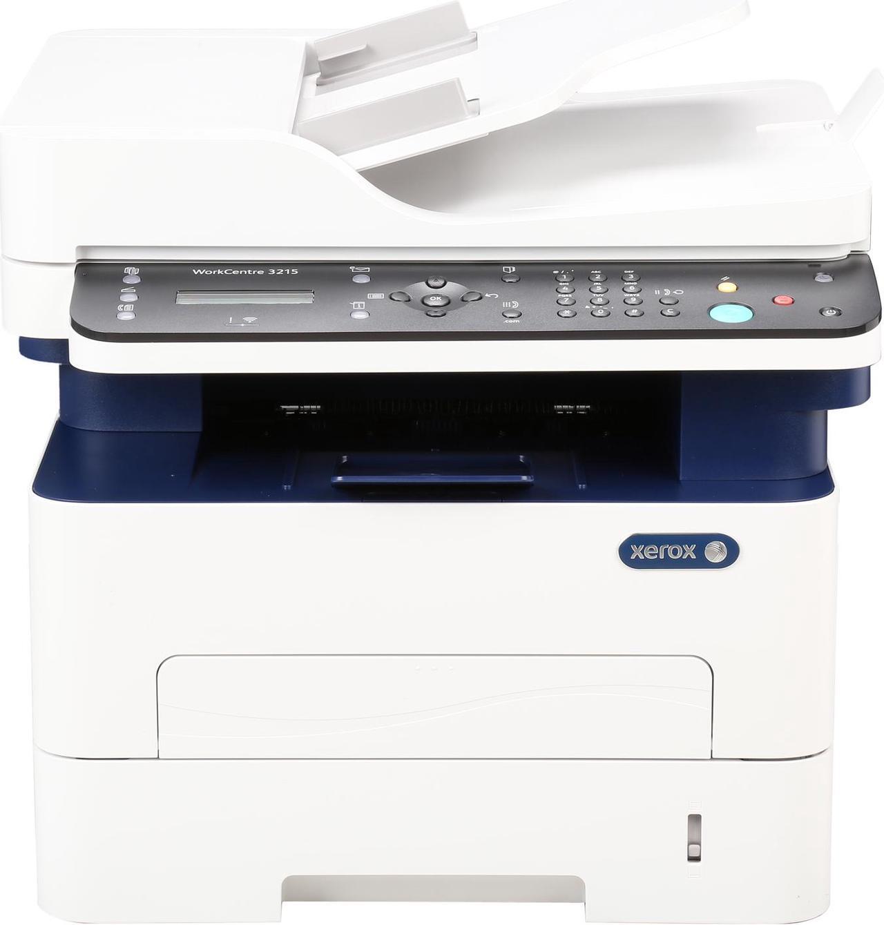 Alt view image 2 of 9 - Xerox WorkCentre 3215/NI Black and White Multifunction Printer, Print/Copy/Scan/Fax Letter/Legal, Up To 27ppm, 2-Sided Print, USB/Ethernet/Wireless, 250-Sheet Tray