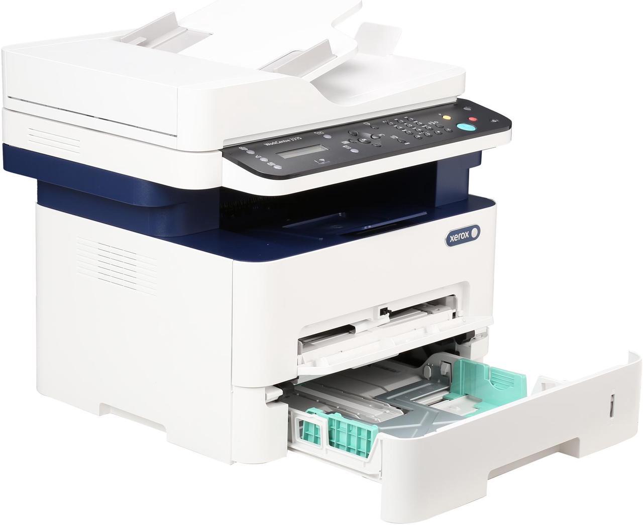 Alt view image 7 of 9 - Xerox WorkCentre 3215/NI Black and White Multifunction Printer, Print/Copy/Scan/Fax Letter/Legal, Up To 27ppm, 2-Sided Print, USB/Ethernet/Wireless, 250-Sheet Tray