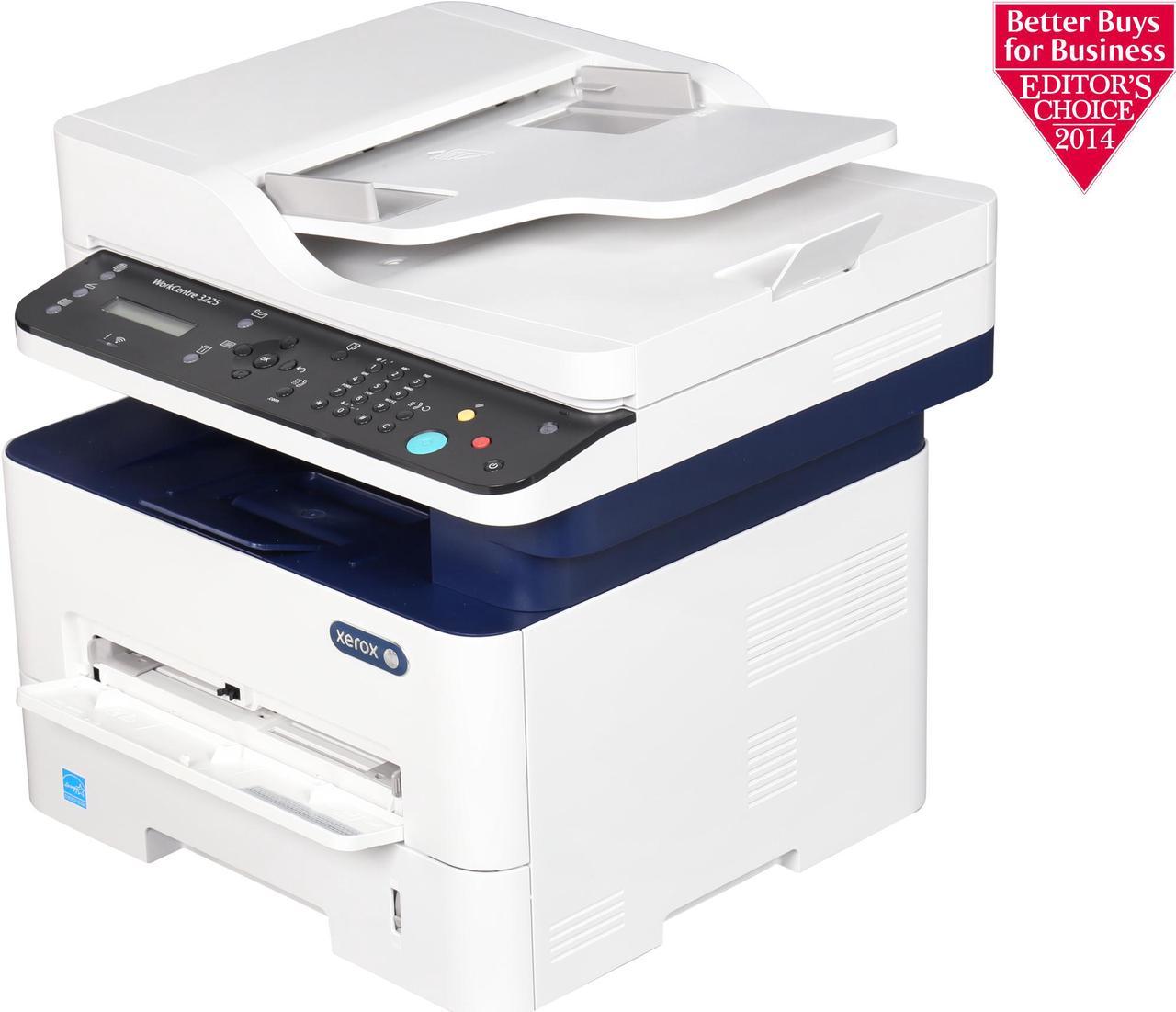 Xerox WorkCentre 3225/DNI Black and White Multifunction Printer, Print/Copy/Scan/Fax, Letter/Legal, Up To 29ppm, 2-Sided Print, USB/Ethernet/Wireless, 250-Sheet Tray