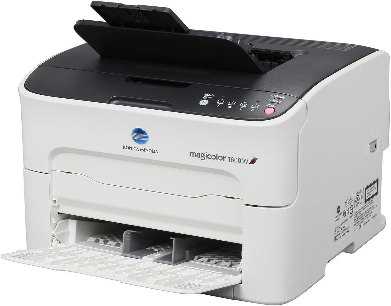 Main image of Konica Minolta magicolor 1600W Personal Up to 20 ppm 1200 x 600 dpi Color Print Quality Color USB Laser Printer