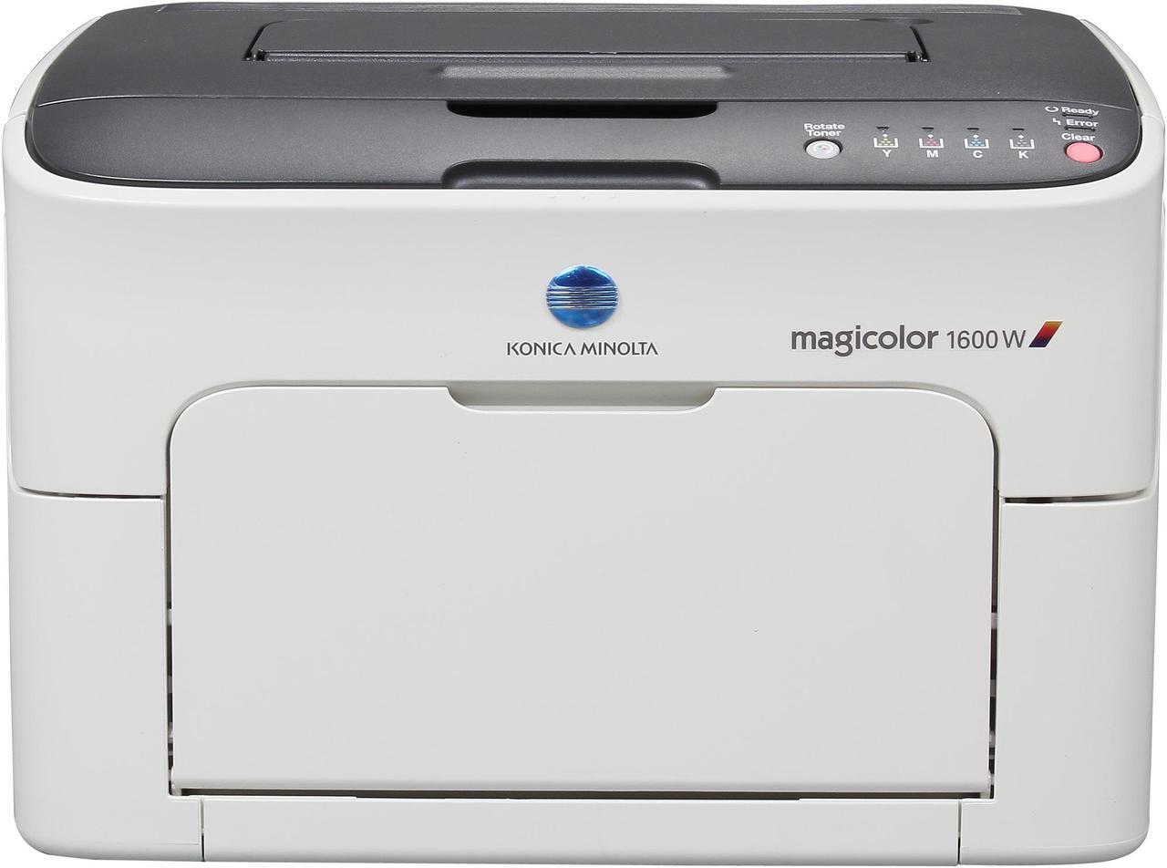 Alt view image 2 of 8 - Konica Minolta magicolor 1600W Personal Up to 20 ppm 1200 x 600 dpi Color Print Quality Color USB Laser Printer