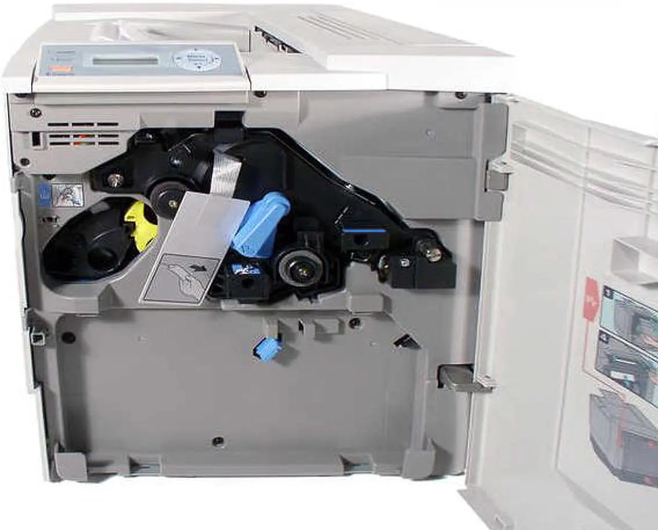 Alt view image 4 of 6 - Konica Minolta magicolor 2300DL 5250208100 Workgroup Up to 16 ppm 2400 x 600 dpi Color Print Quality Color Ethernet (RJ-45) / LPT / USB Laser Printer