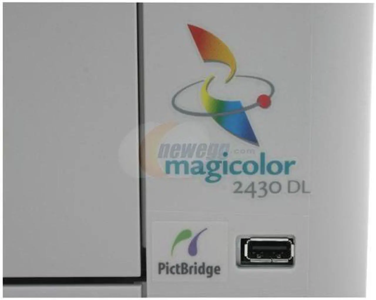 Alt view image 4 of 9 - Konica Minolta magicolor 2430DL 5250221100 Workgroup Up to 20 ppm 2400 x 600 dpi Color Print Quality Color Ethernet (RJ-45) / USB Laser Printer
