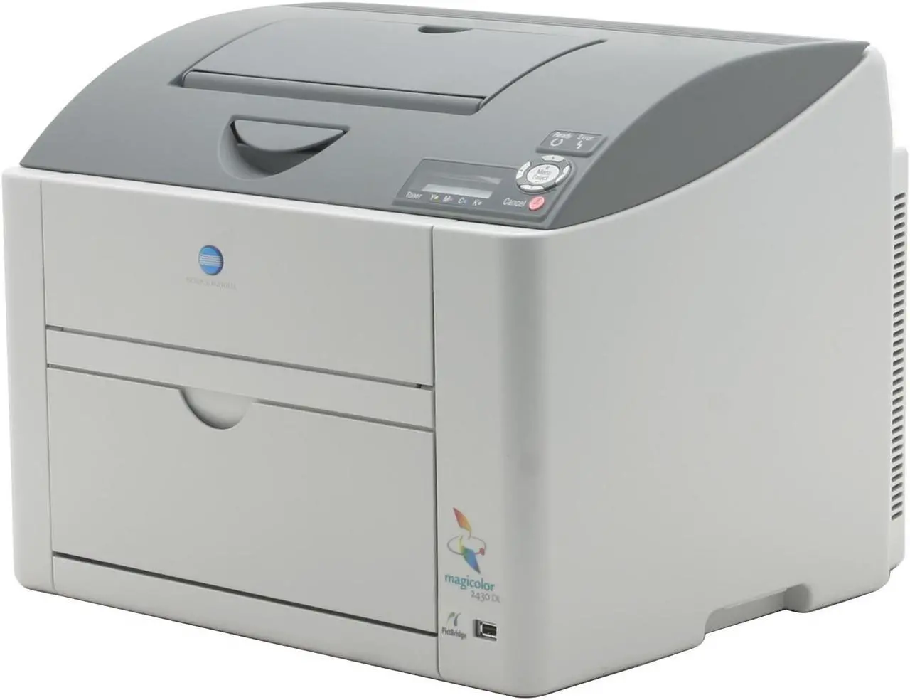 Alt view image 5 of 9 - Konica Minolta magicolor 2430DL 5250221100 Workgroup Up to 20 ppm 2400 x 600 dpi Color Print Quality Color Ethernet (RJ-45) / USB Laser Printer