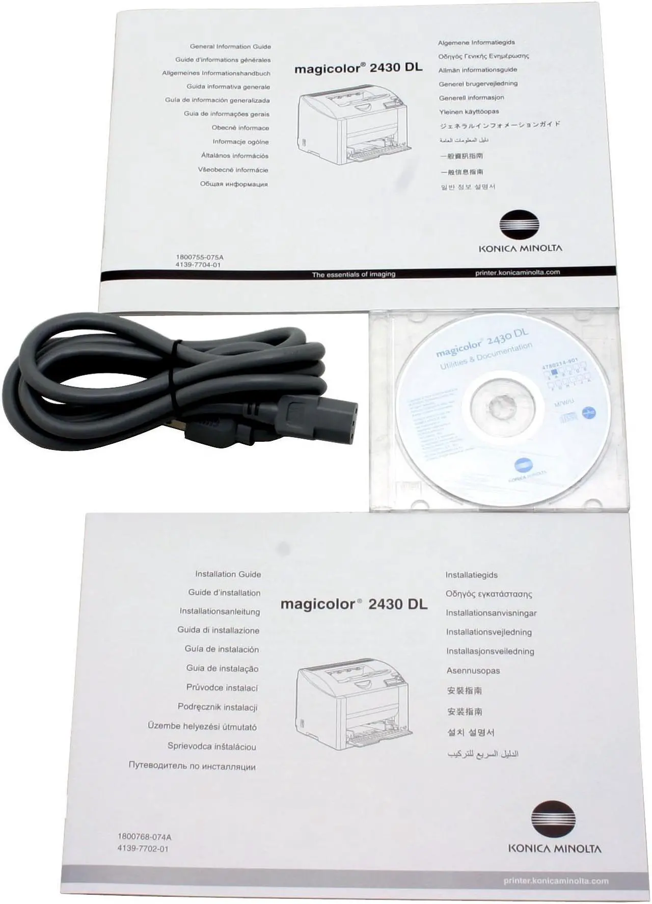 Alt view image 7 of 7 - Konica Minolta magicolor 2400W 5250220-100 Workgroup Up to 20 ppm 2400 x 600 dpi Color Print Quality Color USB Laser Printer