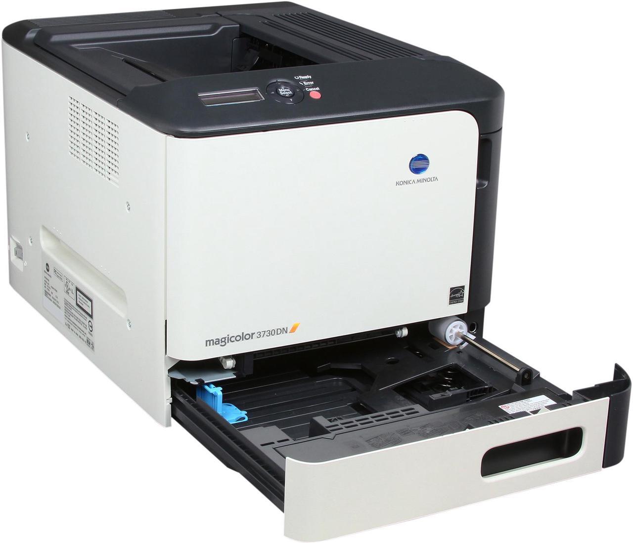 Alt view image 9 of 10 - Konica Minolta magicolor 3730DN Workgroup Up to 25 ppm 2400 x 600 dpi Color Print Quality Color Ethernet (RJ-45) / USB Laser Printer