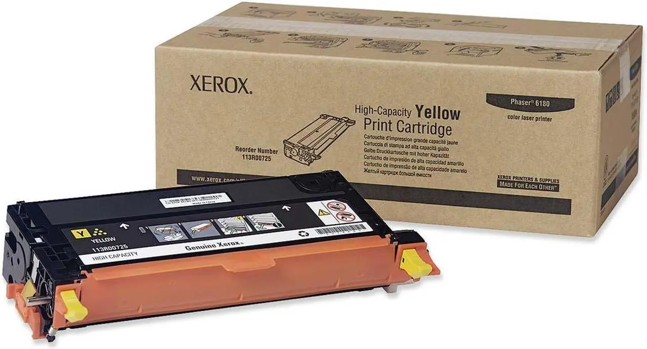 Main image of Xerox 113R00725 High Yield Print Cartridge - Yellow