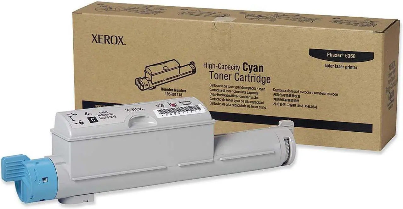 Main image of Xerox 106R01218 High Yield Toner Cartridge - Cyan